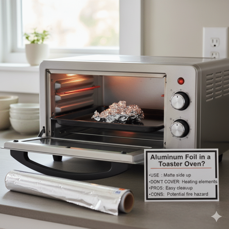 Can You Use Aluminum Foil in a Toaster Oven? [2025 Guide]