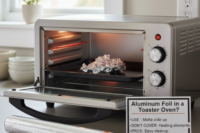 Can You Use Aluminum Foil in a Toaster Oven? [2025 Guide]