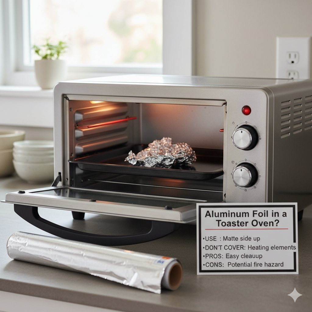 Can You Use Aluminum Foil in a Toaster Oven? [2025 Guide]