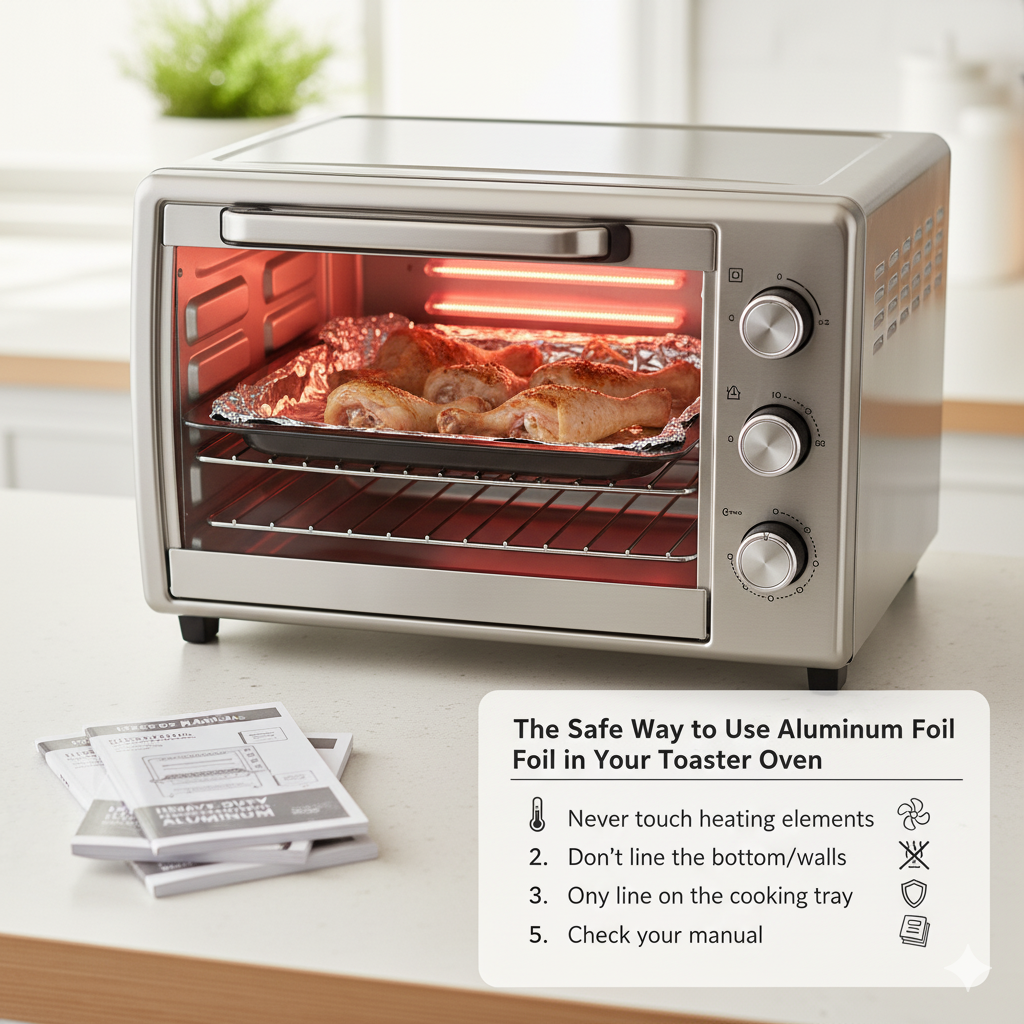 The Safe Way to Use Aluminum Foil in Your Toaster Oven
